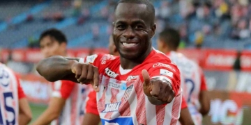 ¿Cuántos goles lleva Carmelo Valencia con el Junior?