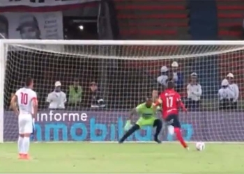 ¡Locura, Marrugo! Así había sido su último gol con el DIM