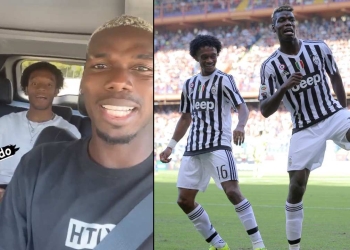 Paul Pogba y su alegría al reencontrarse con Cuadrado: «Estoy melo»