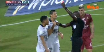 Expulsaron a Teo Gutiérrez contra Tolima: ¿Era para tanto?