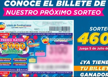 Resultado sorteo, Lotería de Cundinamarca 5 de julio 2022