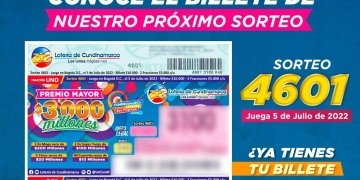 Resultado sorteo, Lotería de Cundinamarca 5 de julio 2022