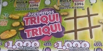 Resultado sorteo Lotería del Huila, 12 de julio 2022