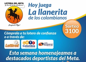 Resultado sorteo Lotería del Meta, 27 de julio 2022