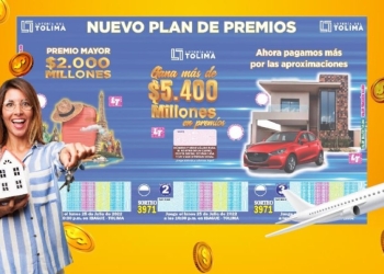 Resultado sorteo Lotería del Tolima, 25 de julio 2022