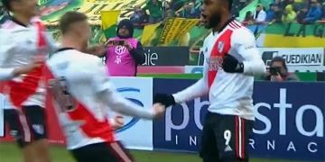¡Empezaron los goles de Miguel Borja en River Plate!