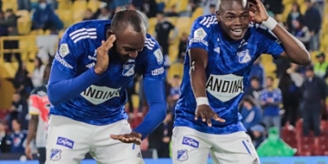 Goleada de Millonarios a Fortaleza con show de Daniel Ruiz