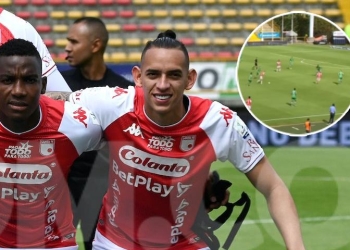 Neyder Moreno y el golazo para comenzar el semestre con Santa Fe