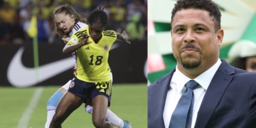 Ronaldo se muestra sorprendido con Linda Caicedo