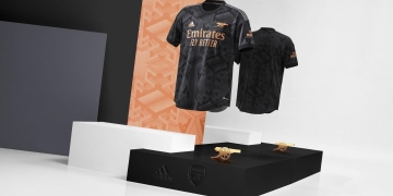 Segunda indumentaria de adidas para el Arsenal 2022/2023