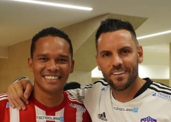 El reencuentro de Sebastián Viera y Carlos Bacca