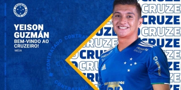 Novedad con la demanda de Cruzeiro a Yeison Guzmán