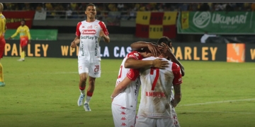 Nóminas titulares de Independiente Santa Fe vs. Deportes Tolima