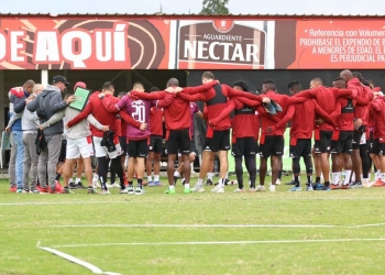 Nómina titular de Independiente Santa Fe vs. Patriotas