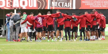 Nómina titular de Independiente Santa Fe vs. Patriotas