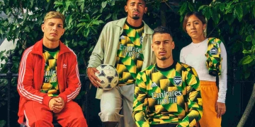 Homenaje a Jamaica en una nueva camiseta del Arsenal