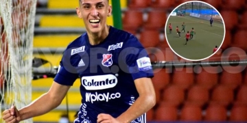 El golazo de Miguel Monsalve con la Selección Colombia Sub – 20