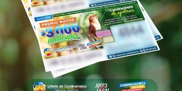 Lotería de Cundinamarca, resultado sorteo 29 de agosto 2022