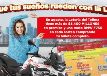 Lotería del Tolima: Resultado sorteo 1 de agosto 2022