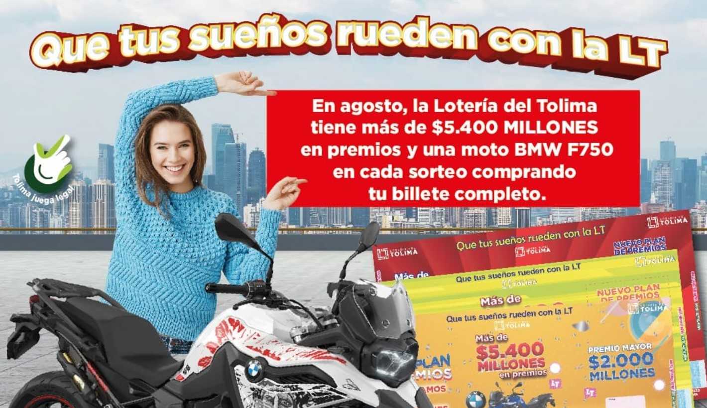Lotería del Tolima: Resultado sorteo 1 de agosto 2022