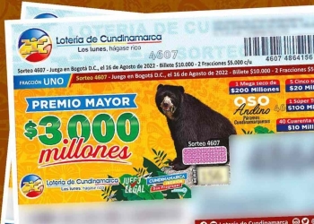 Resultado sorteo Lotería de Cundinamarca, 16 de agosto 2022