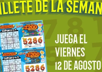 Resultado sorteo Lotería de Santander, 12 de agosto del 2022