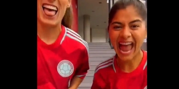 Usme y Montoya mostraron la nueva camiseta alterna de la Selección