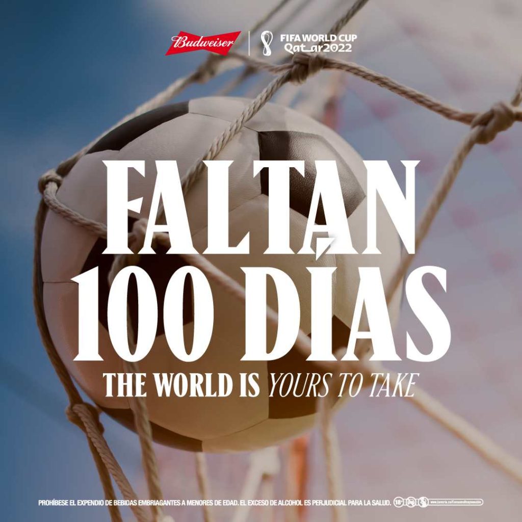 Budweiser 100 días para el Mundial