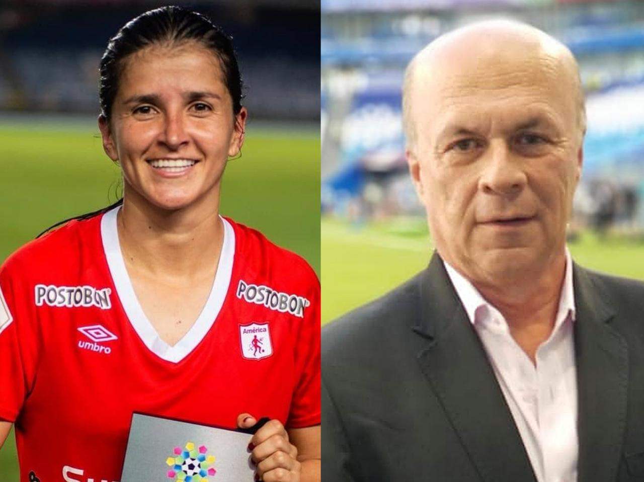 Carolina Pineda desafió a Carlos Antonio Vélez a un debate de fútbol Femenino