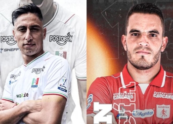 Formaciones titulares de Once Caldas y América de Cali, Liga BetPlay