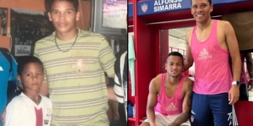Su ídolo: César Haydar y el sueño de jugar con Bacca