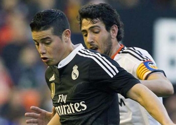 Sorprendente dato de James en Mestalla, estadio del Valencia