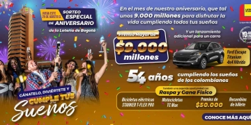 Resultado sorteo Lotería de Bogotá, 25 de agosto 2022