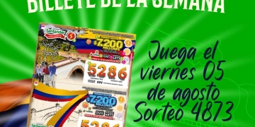 Resultado sorteo Lotería de Santander, 5 de agosto del 2022