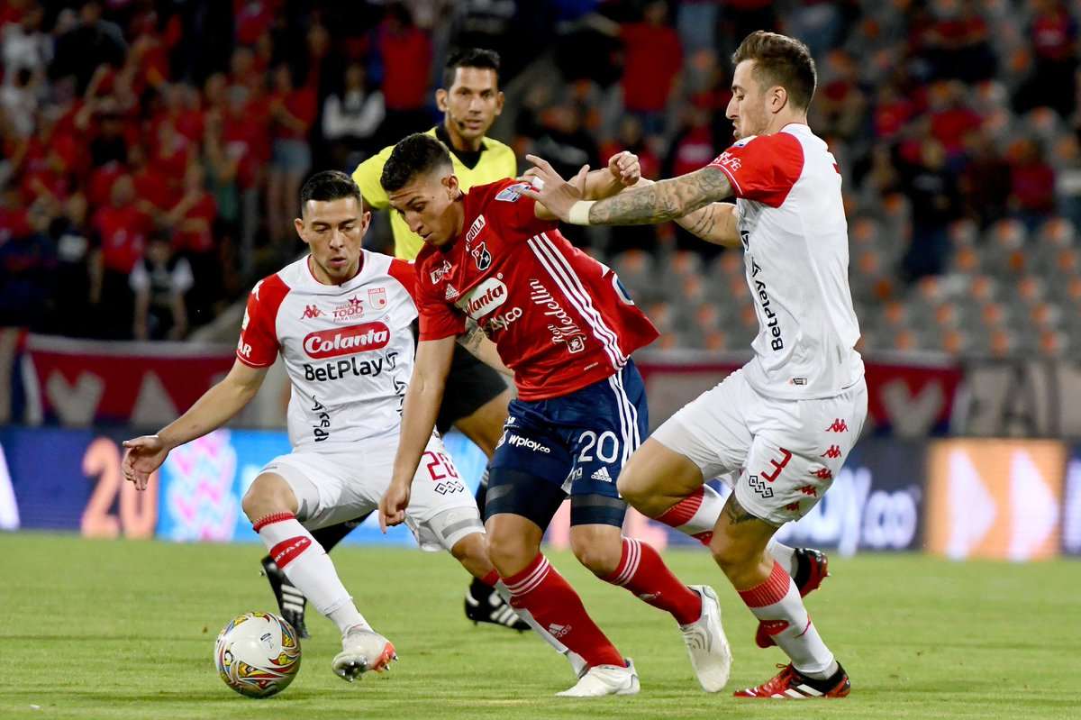 Formaciones titulares para Independiente Medellín vs. Santa Fe