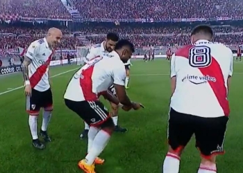 Video: asistencia de Juanfer, gol de Borja. ¡Celebra River!