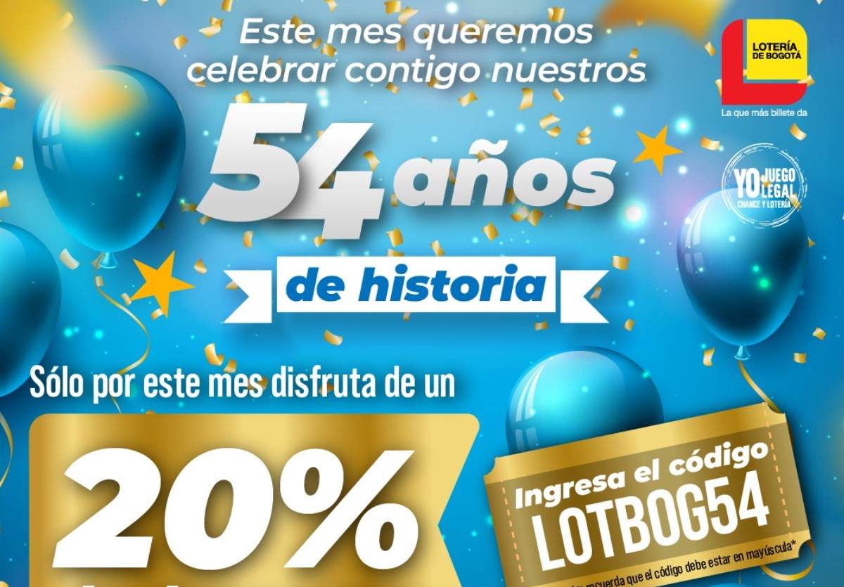 Resultado sorteo Lotería de Bogotá, 4 de agosto del 2022
