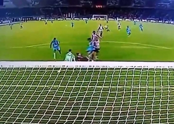 Sebastián Viera y su pregunta tras el gol del Unión