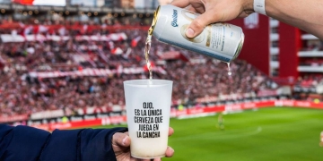 La cerveza regresó al fútbol de Argentina
