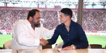 Así vieron los medios griegos la llegada de James a Olympiacos