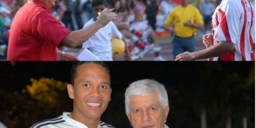 El "regaño" de Comesaña a Bacca y la foto juntos doce años después