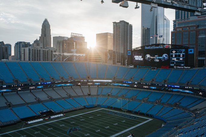 Foto tomada del Twitter oficial de Carolina Panthers