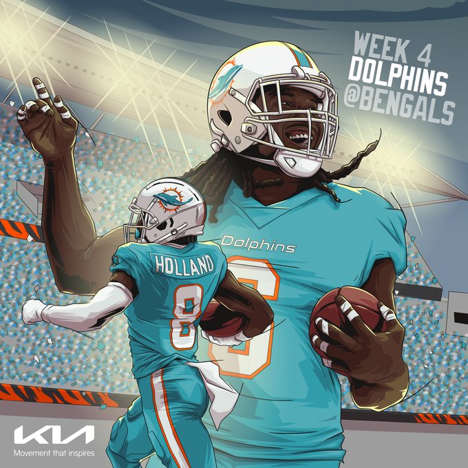 Foto tomada del Twitter oficial de Miami Dolphins