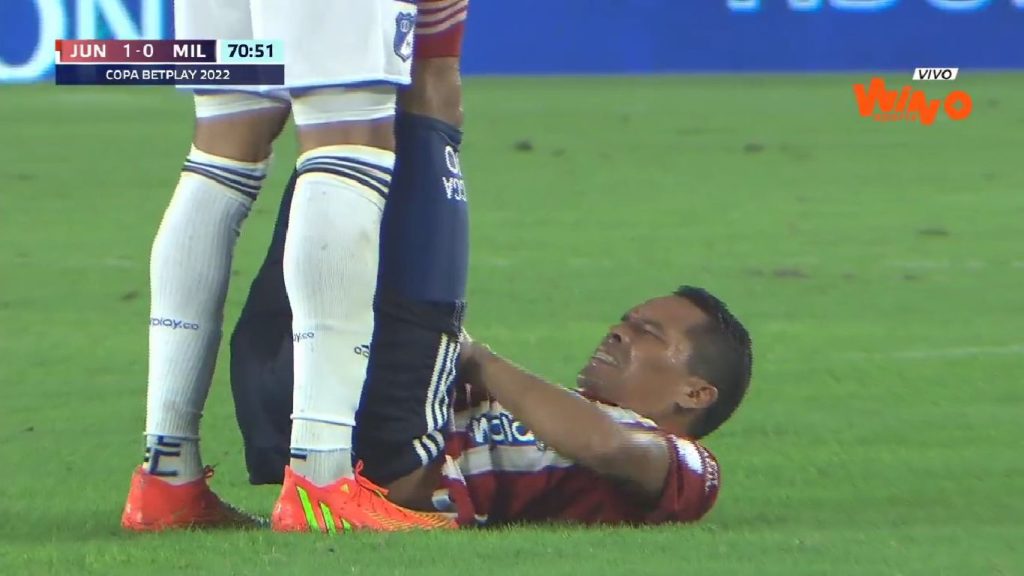 Alarma en Junior: ¿Bacca ha estado jugando lesionado?
