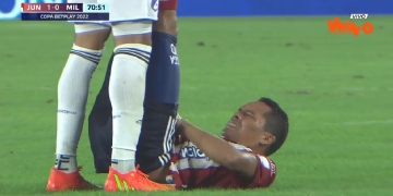 Alarma en Junior: ¿Bacca ha estado jugando lesionado?