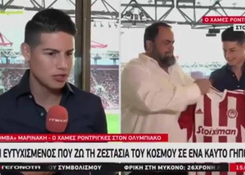 Primeras palabras de James en Olympiacos: ¡Impresiones y promesa!