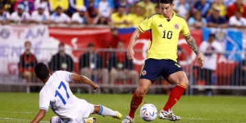 James Rodríguez: Regreso, gol y pódium entre artilleros históricos de Colombia