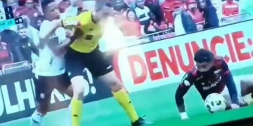 Video: polémica jugada con Jhon Vásquez por la que expulsaron a Gabigol