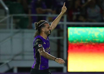 Broma de Nicolás Benedetti tras su golazo a Camilo Vargas