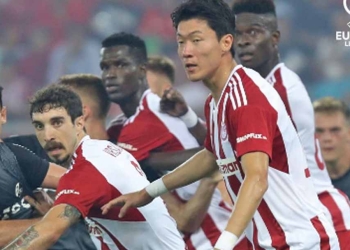 Lo primero de Olympiacos, con James en la tribuna: ¡Goleado en casa!